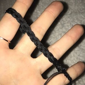 Braided Black Pura Vida Bracelet